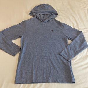 Vineyard Vines Edgartown T-Shirt Long Sleeve Hoodie Blue small